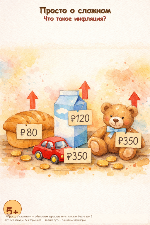 Просто о сложном: что такое инфляция? - Cover Image
