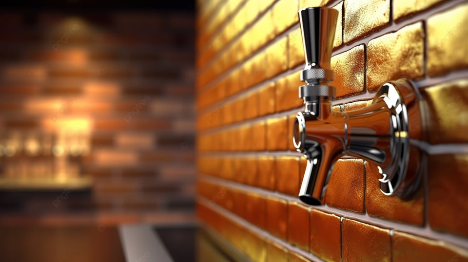 pngtree-close-up-of-bar-beer-tap-against-brick-wall-in-realistic-image_3736983